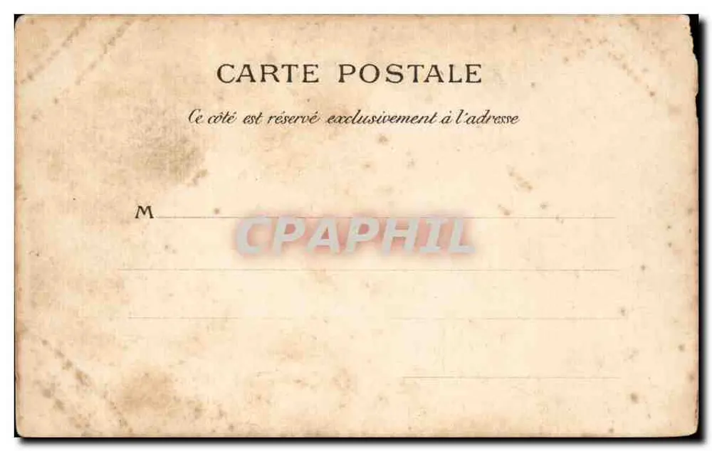 Retrato de Mme Récamier — obra de David — editor B. Sirey, impresso em Toulouse, n° 8 1913 - Verso