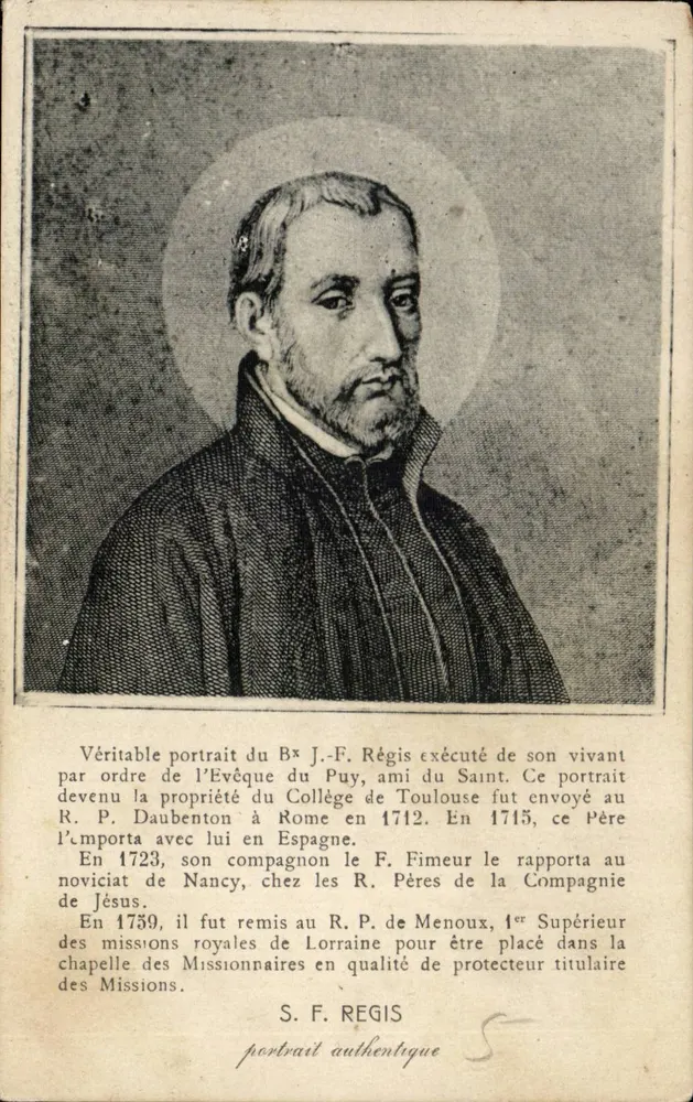 S. F. REGIS — Retrato autêntico — Série - Frente