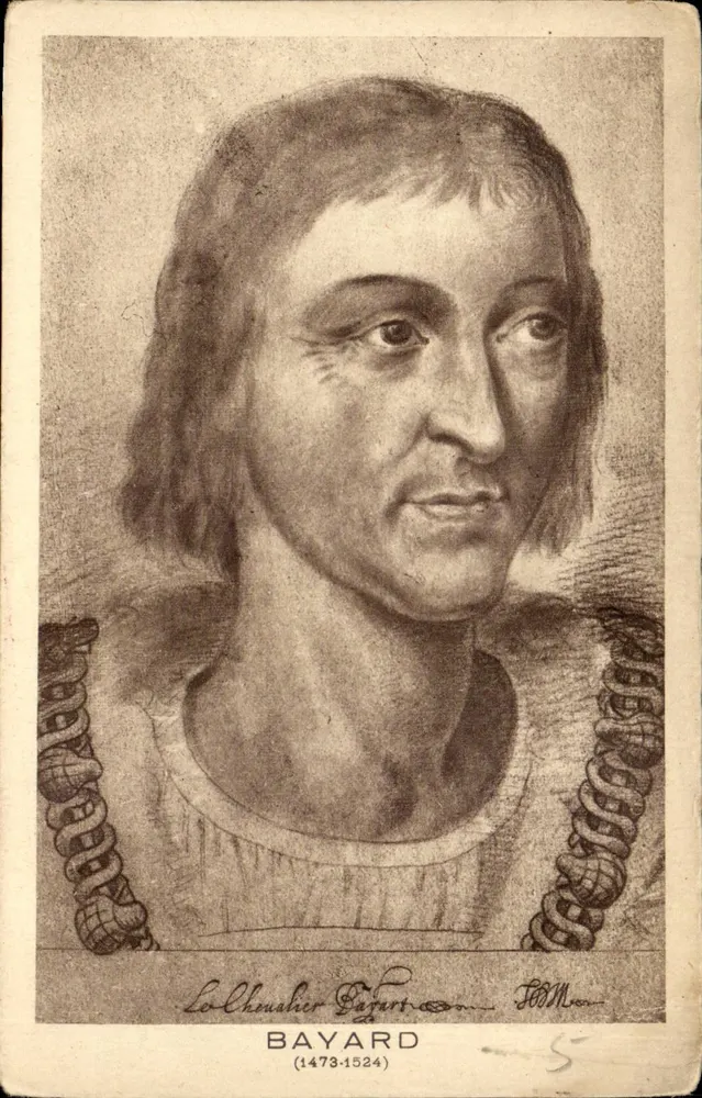 Bayard — Cavaleiro francês — Braun & Cie, Paris, n° 18008 - Frente