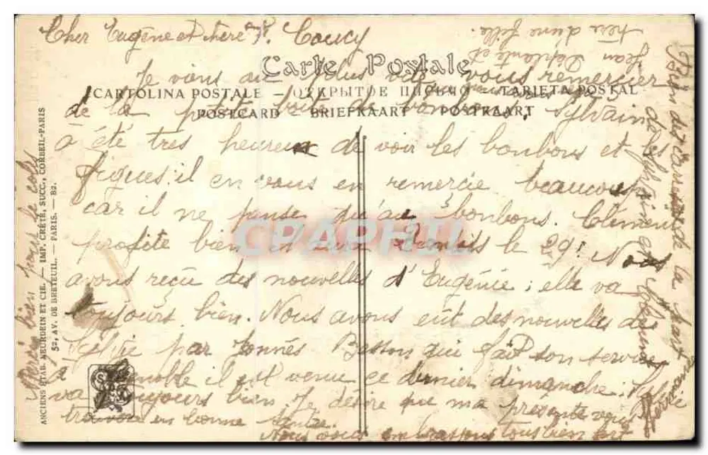 Sala da bagno — scena domestica — E. THIERY, Salons de Paris, n° 5383 - Verso