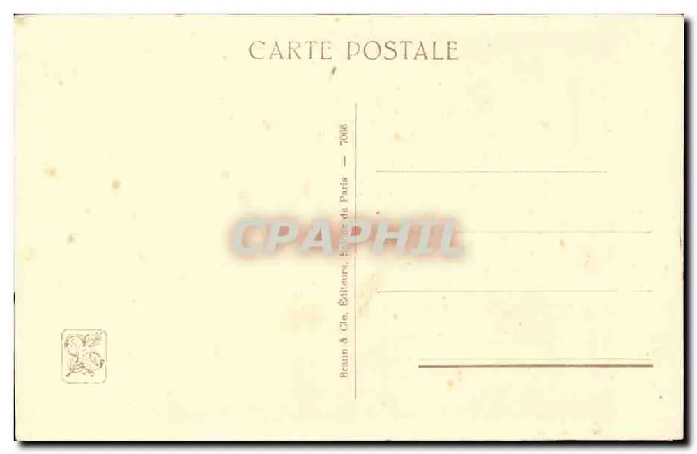 Cantilène — M. Barthalot — Braun & Cie, Editores de Paris - Verso