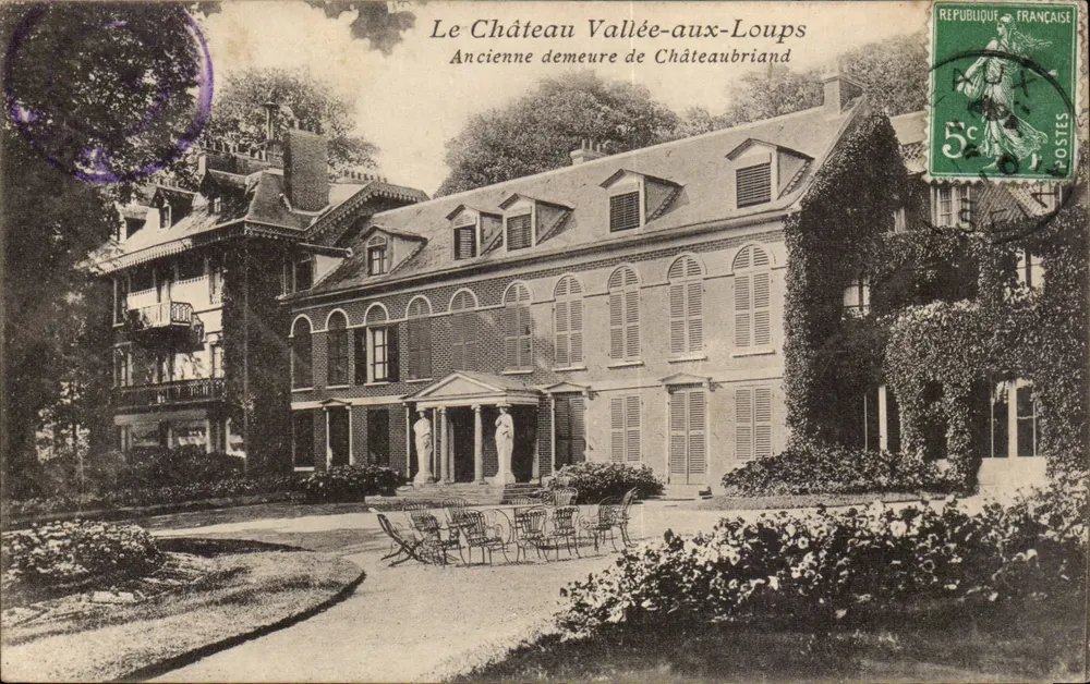 Schloss Vallée-aux-Loups — Ehemalige Residenz von Châteaubriand — Verlag nicht sichtbar - Vorderseite