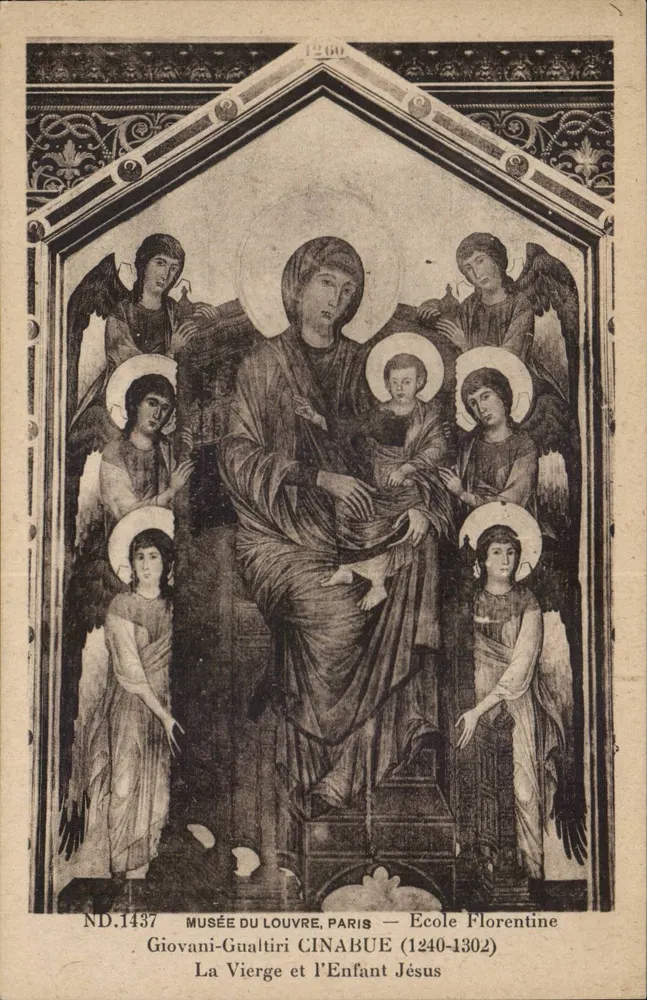 Die Jungfrau und das Kind Jesus — Florentiner Schule — Musée du Louvre, Paris - Vorderseite