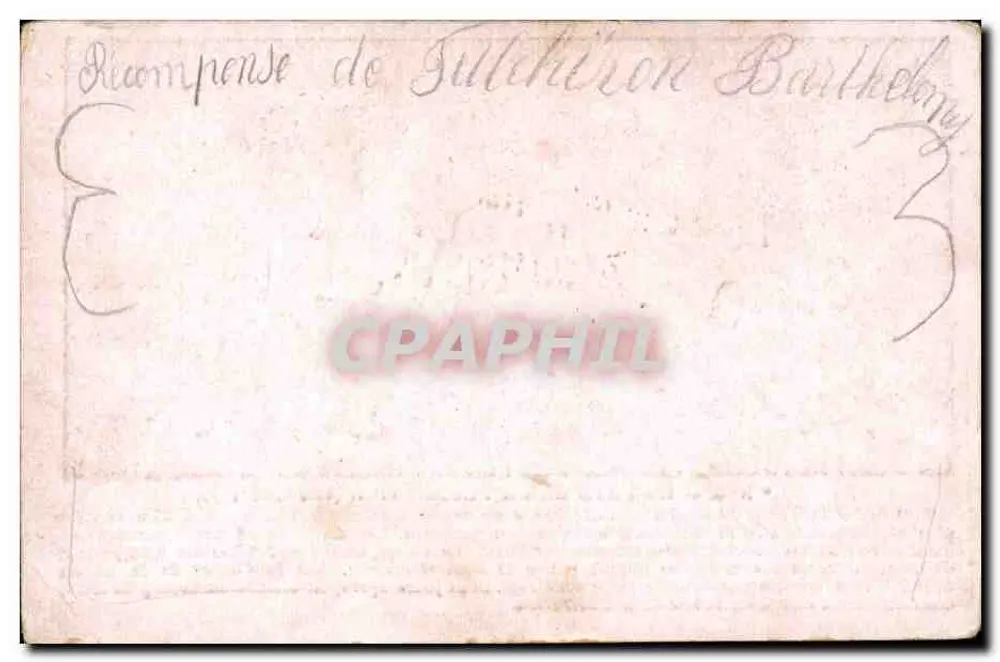 Die Fête de la Fédération — 14. Juli 1790 — Nr. 8 — Verlag unbekannt - Rückseite
