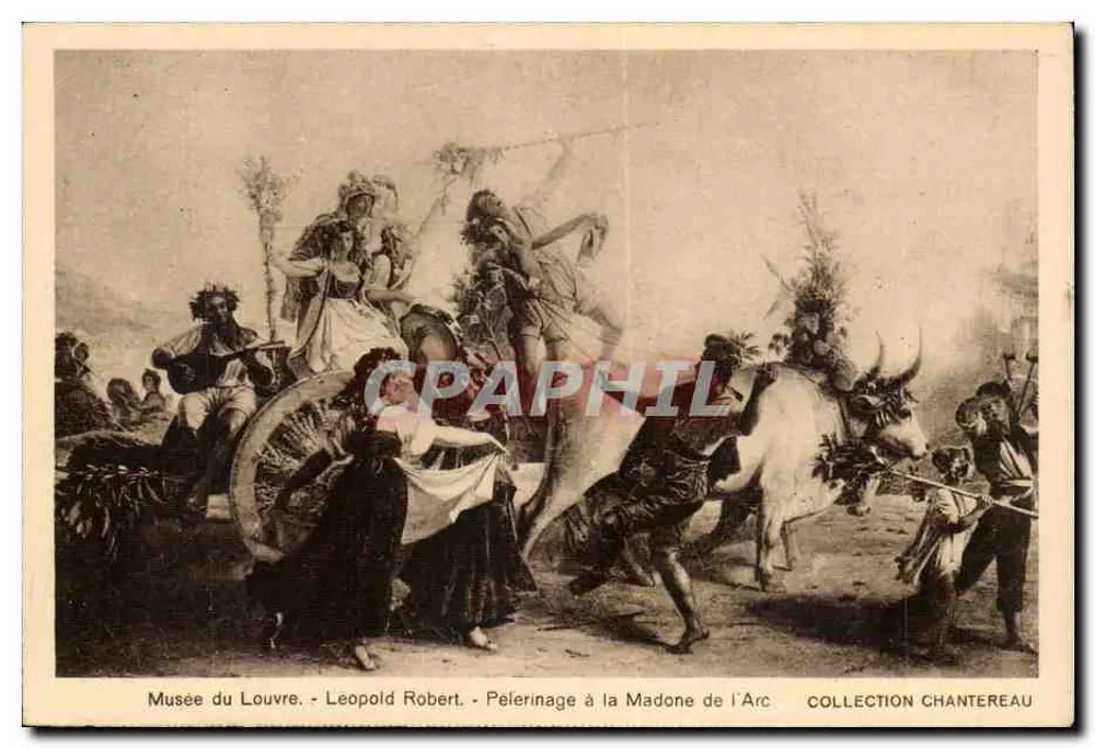 Pilgerreise zur Madonna des Bogens — Leopold Robert — Louvre-Museum — Sammlung Chantereau - Vorderseite