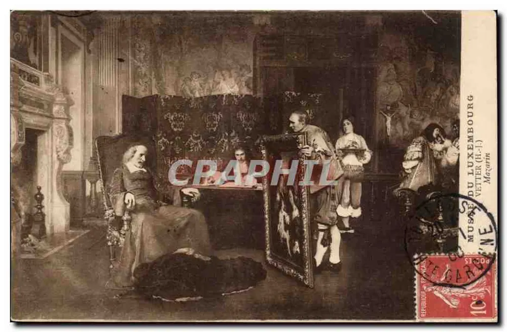 Sala do Museu do Luxemburgo — H. Vetter — editor Mazarin - Frente