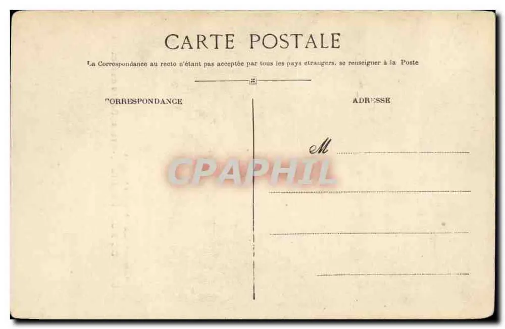 Familienmahl — Steen — Museum von Montpellier, Verlag Nouvelles Galeries, Magasins Modernes - Rückseite