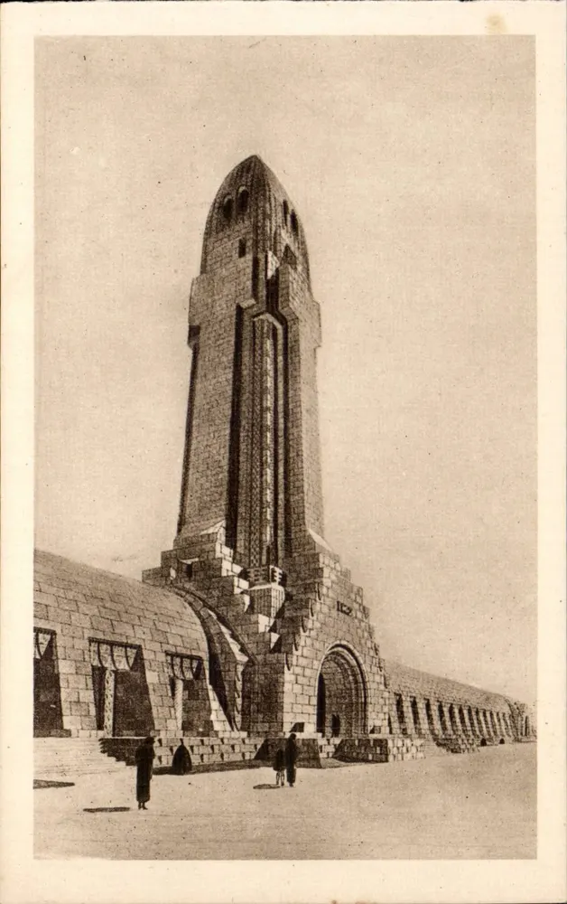 Ossuário e Farol de Douaumont — Léon Azéma e Jacques Hardy, arquitetos — Impressora Nancy - Frente