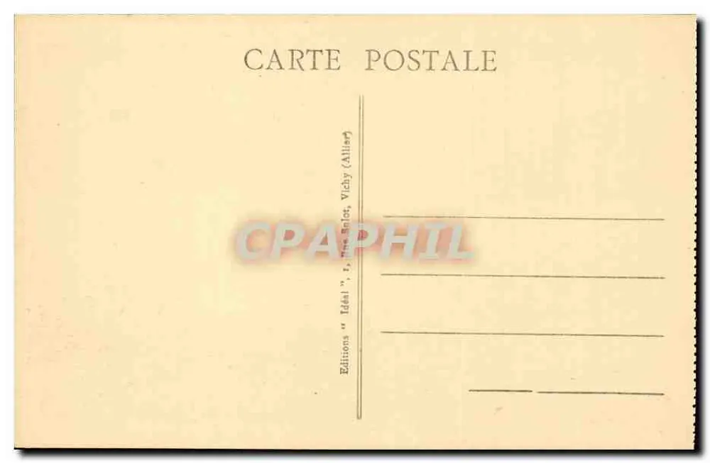 O Lago Pavin — Auvèrge, Auvèrge pittoresque — Éd. Boccard, n°4 - Verso