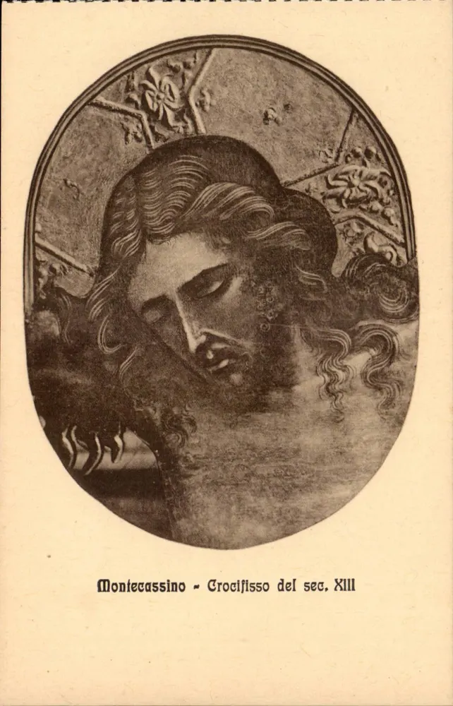 Montecassino - Crocifisso des 13. Jahrhunderts — Verlag STB, Nr. 54880 - Vorderseite