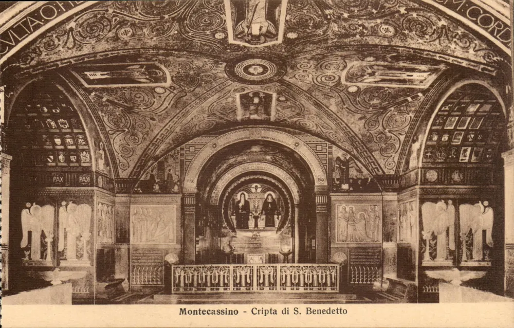 Montecassino - Cripta di S. Benedetto — Verlag STA, Nr. 5488r - Vorderseite