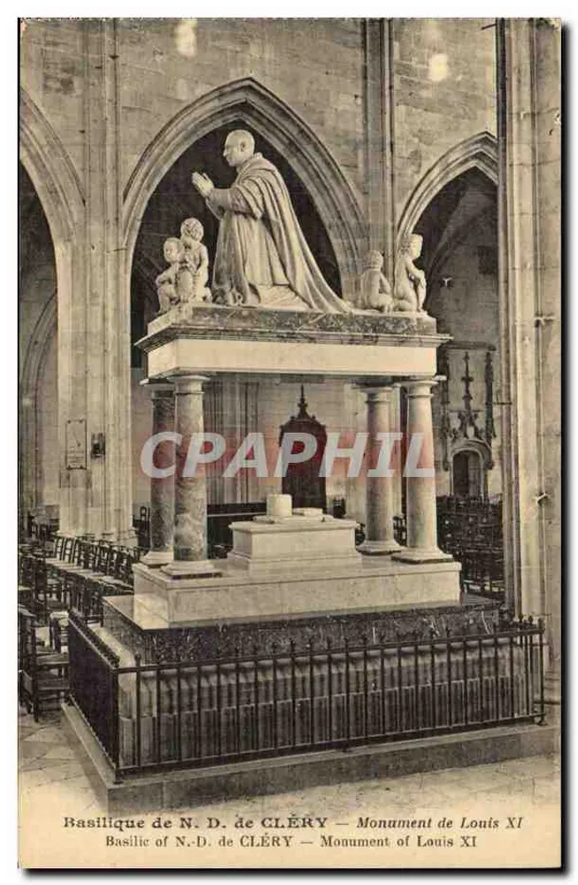 Basílica de N.-D. de CLÉRY — Monumento de Luís XI - Frente