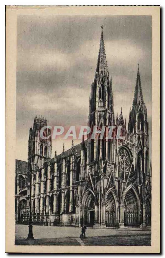 Kirche Saint-Ouen, Nordseite — Rouen — Ausgabe « La Cigogne » - Vorderseite