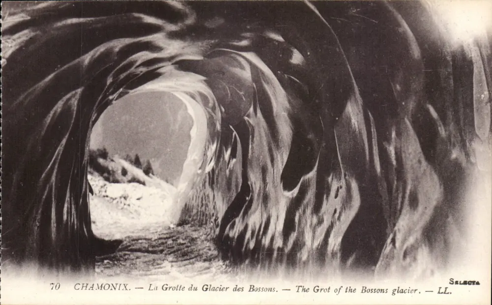 Chamonix — A Gruta do Glaciar dos Bossons — Selecta, n°70 - Frente