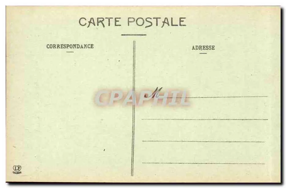 Luchon - Die Pique-Wasserfälle und Fond de Venasque — Die zentralen Pyrenäen (1. Serie) — Phototype Labouche Frères, Toulouse - Rückseite
