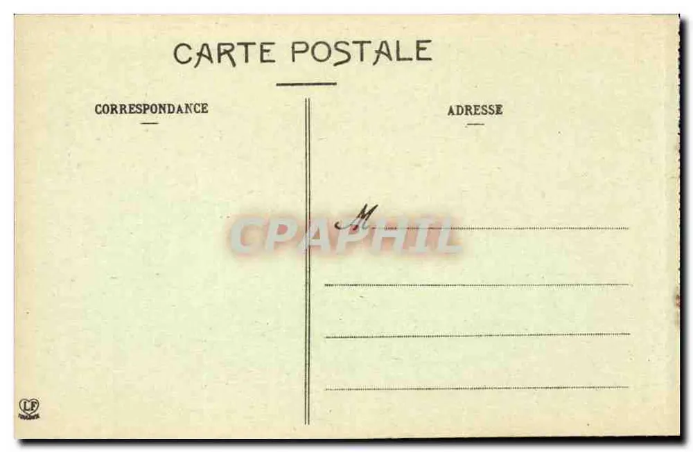 Luchon - Buvette do Pré e os Termas — Fototipia Labouche Frères, Toulouse (1ª Série, n°259) - Verso