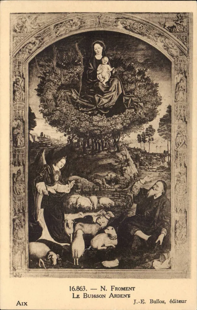 O Buisson Ardente — N. Froment — J.-E. Bulloz, editor - Frente