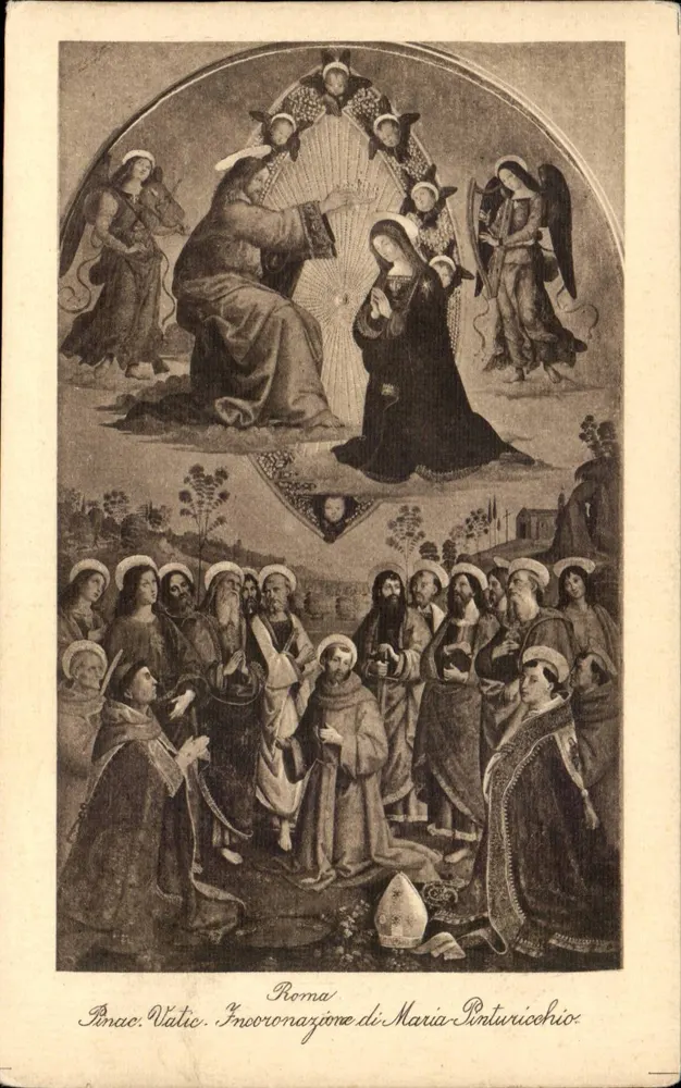 Krönung der Maria - Pinturicchio - Rom - Pinacoteca Vaticana - Vorderseite