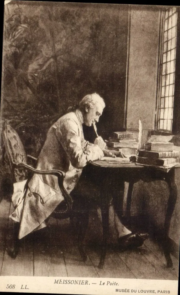 Meissonier — O Poeta — Museu do Louvre, Paris - Frente