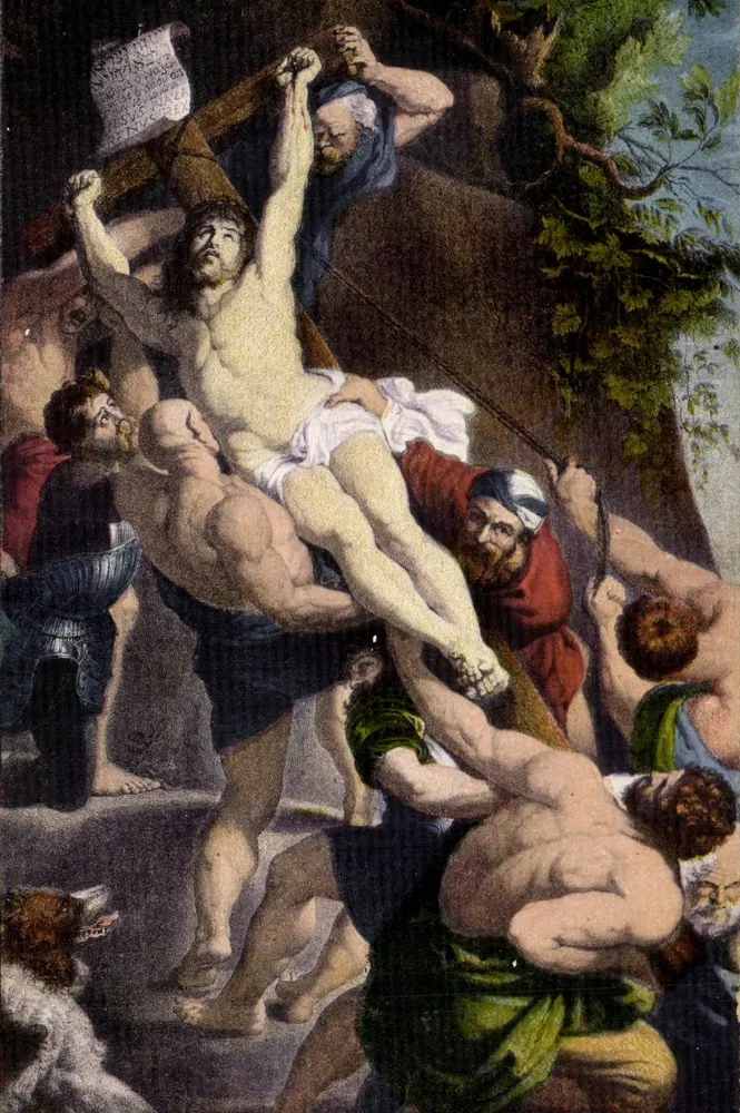 La Mise en Croix — door P. Rubens — Uitgave Guggenheim & Co., Zürich, n° 803 - Voorkant