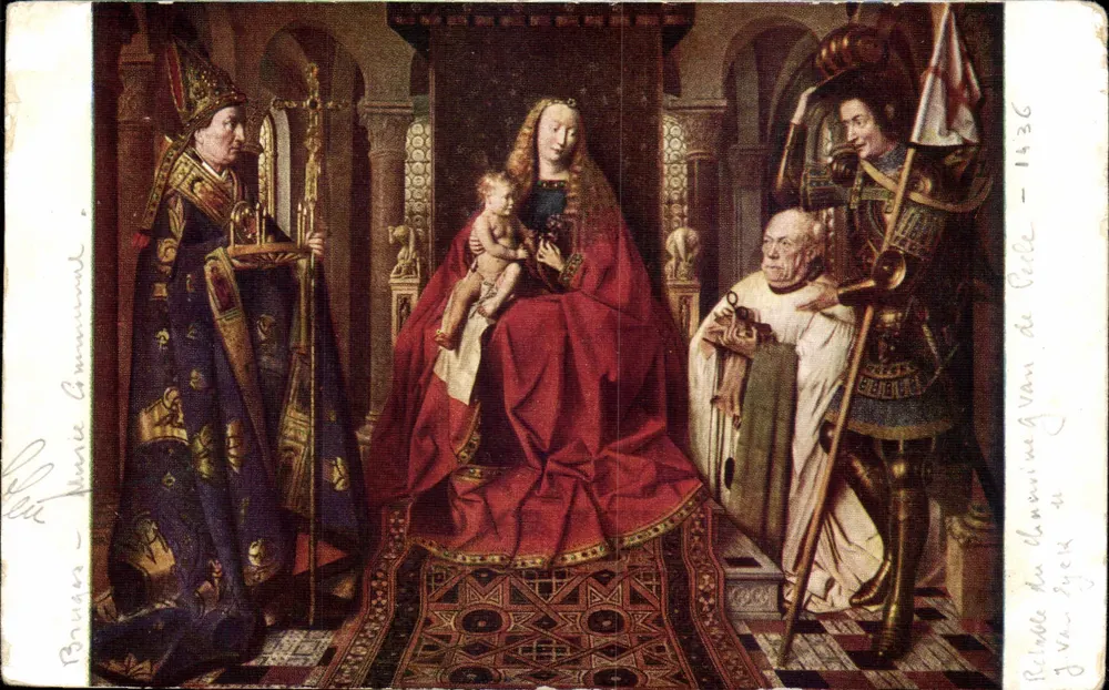 Reredos des Kanons Georges van de Paele — Jan van Eyck — 1434-36 — Stedelyk Museum Brügge - Vorderseite