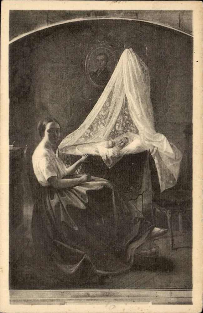 Uma jovem mãe — Museu de Dijon — Bilotte (Léon-Joseph) - Frente