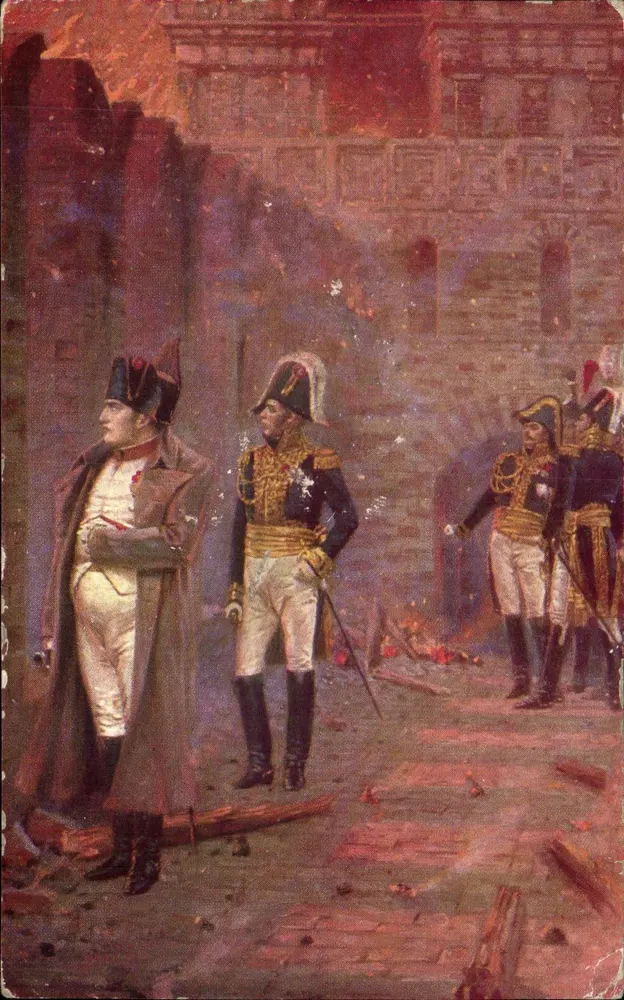 Incêndio do Kremlin — cena histórica — VERECHTSCHAQUINE, n°162 - Frente