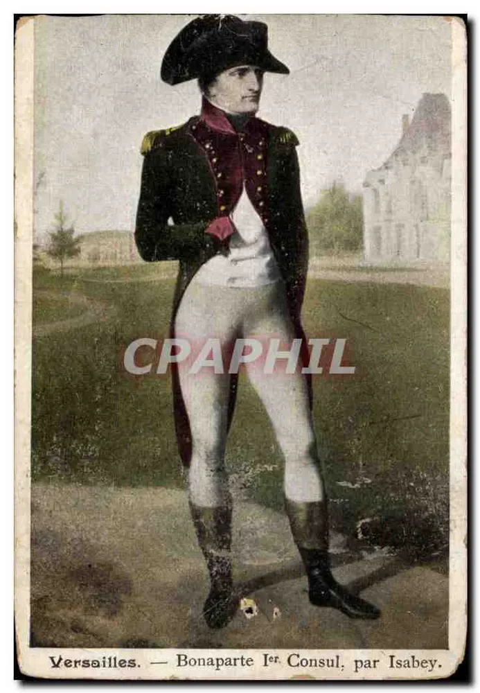 Versailles — Bonaparte Ier Consul, von Isabey - Vorderseite