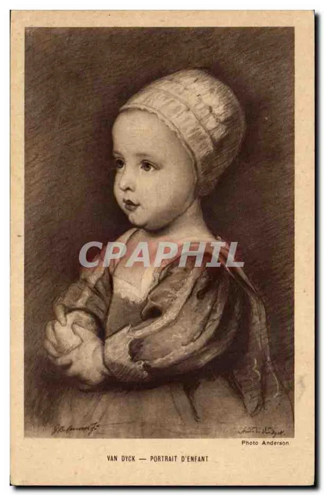 Van Dyck — Retrato de criança — Foto Anderson - Frente