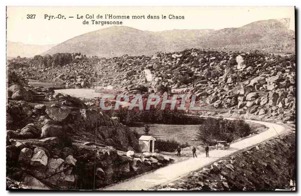 Pyr.-Or. — Der Col de l'Homme mort im Chaos de Targasonne — Serie 327 - Vorderseite