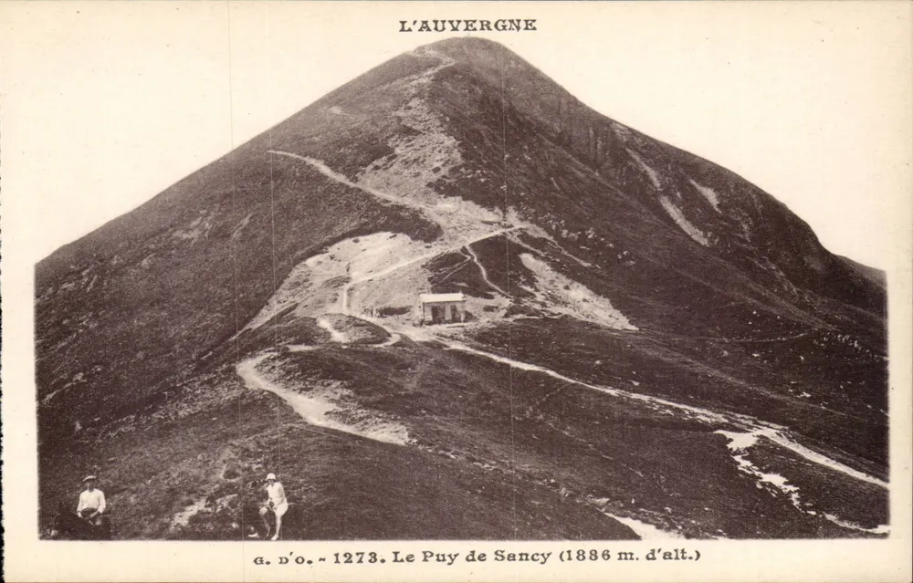 Le Puy de Sancy — 1886 m de altitude — J. Goutisfongeas, editor Ollimures (P.-de-D.) - Frente