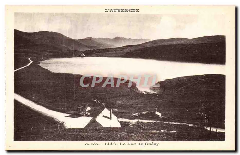 Lago de Guéry — Auvergne — J. Goustejangeas (P.-de-D.) - Frente