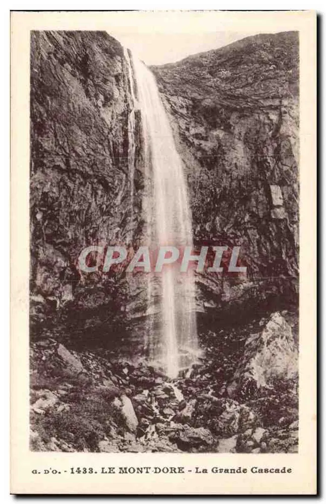 Le Mont-Dore - A Grande Cascata — a.d'o. - 1433 - Frente
