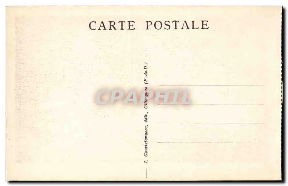 Le Mont-Dore - A Grande Cascata — a.d'o. - 1433 - Verso