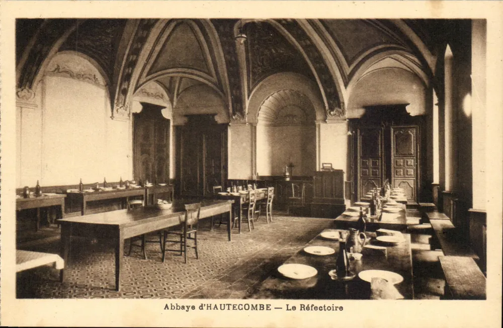 Abbaye d'HAUTECOMBE — Der Refektorium - Vorderseite