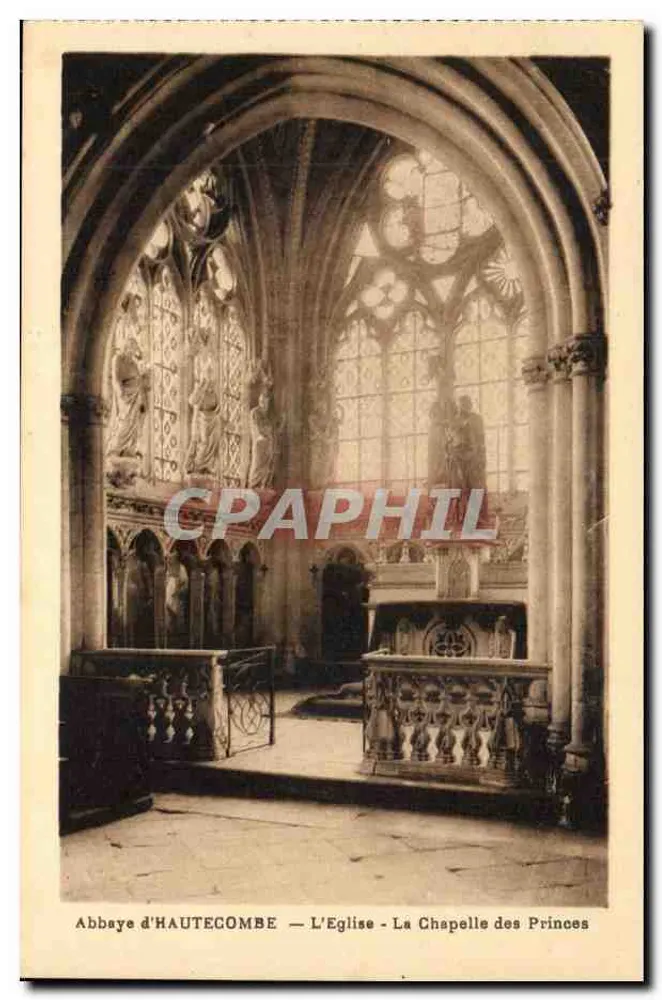 Abtei HAUTECOMBE — Die Kirche - Die Kapelle der Prinzen - Vorderseite