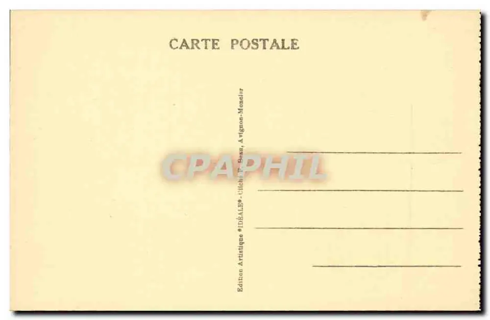 Avignon — Palácio dos Papas — Cour d'honneur e Fachada interna — Editor IDEALPÉ, Avignon - Verso