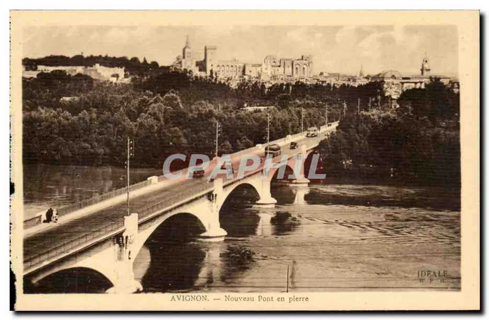 Avignon — Novo Ponte de pedra — Edição Artística IDEALE - Frente