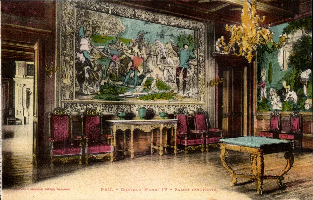Pau - Schloss Henri IV - Wartezimmer — Verlag: L. Languèpe Frères, Toulouse - Vorderseite
