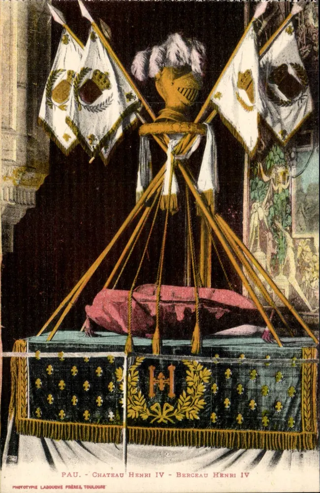 Pau - Schloss Henri IV - Wiege von Henri IV — Phototypie Labouche Frères, Toulouse - Vorderseite