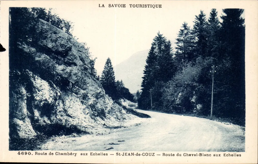 Route de Chambéry aux Échelles — St-Jean-de-Gouz — Route du Cheval-Blanc aux Échelles — LA SAVOIE TOURISTIQUE - Vorderseite
