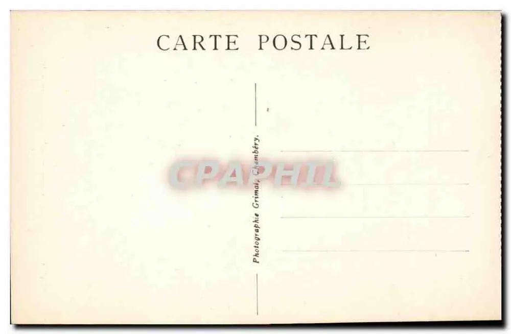 Les Échelles — Die alte Straße und der Monument Victor-Emmanuel II — Verlag: La Savoie Touristique, Nr. 3320 - Rückseite