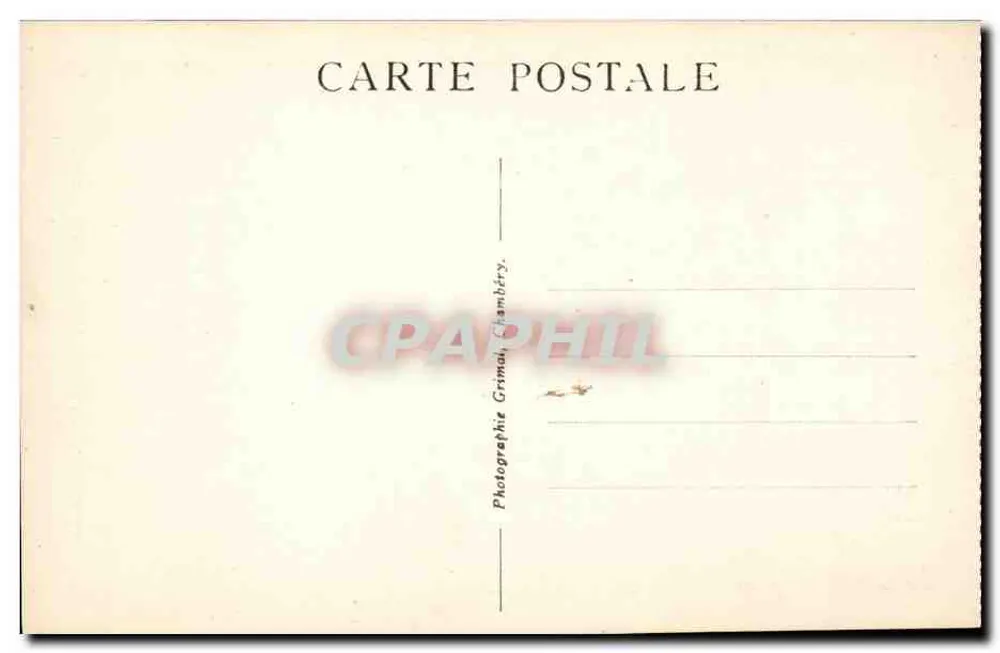 Saint-Cassin — O Pequeno Lago e o Jato d'Água — La Savoie Touristique, n°500 - Verso