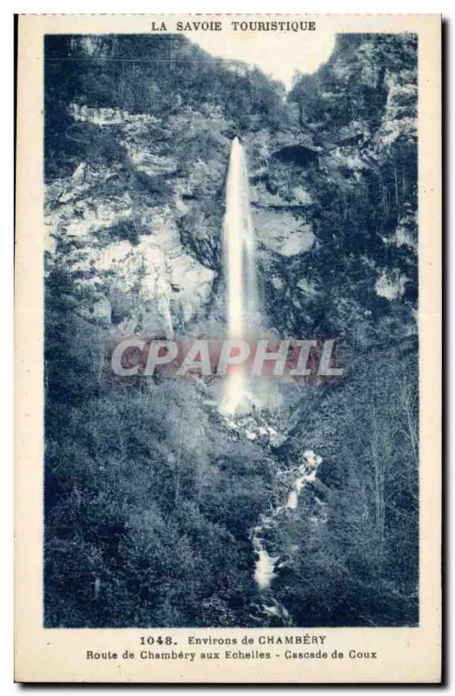 Waterfall van Coux — In de buurt van Chambéry — La Savoie Touristique, n°1048 - Voorkant