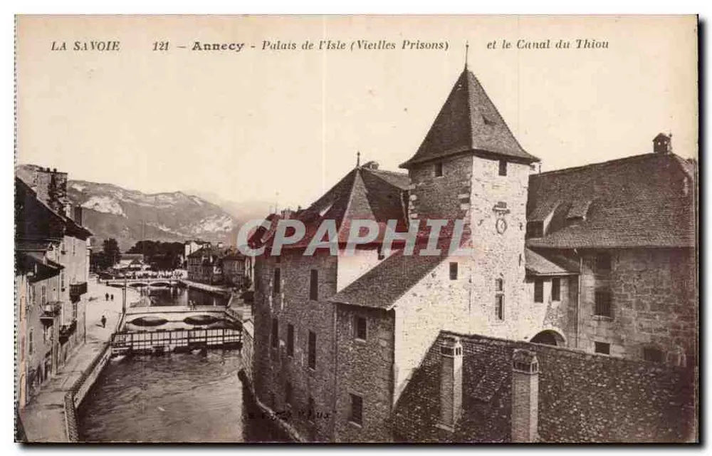 Annecy - Palais de l'Isle (Vieilles Prisons) und der Canal du Thiou — Savoy, Nr. 121 - Vorderseite
