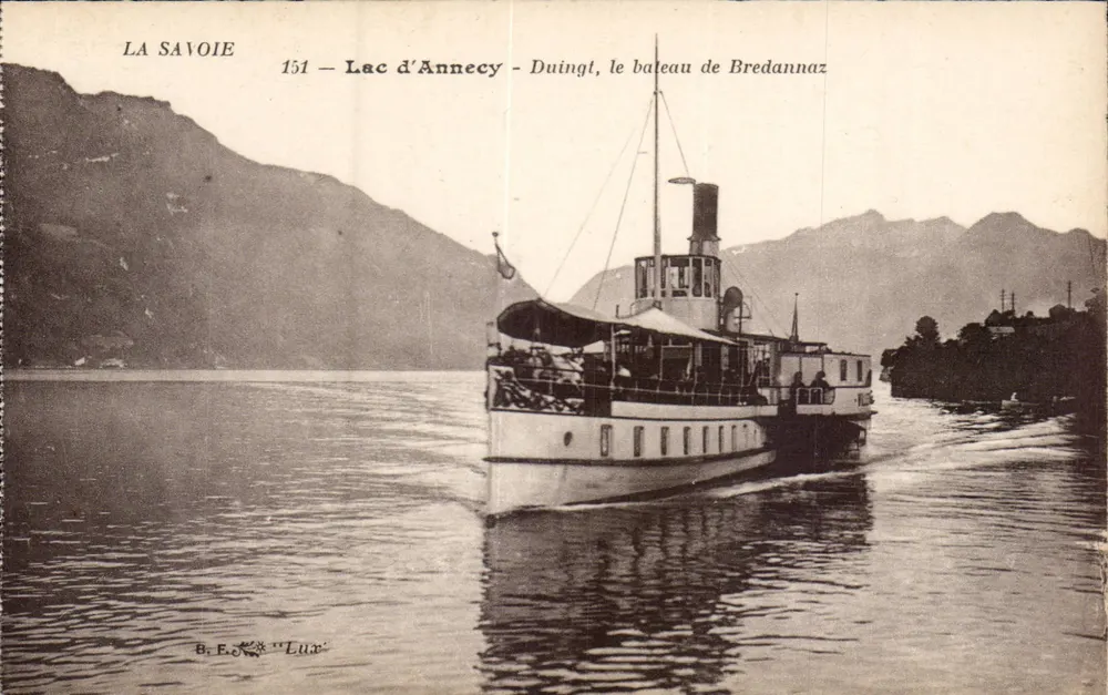 See Annecy — Das Boot von Bredannaz — B. F. Lux - Vorderseite
