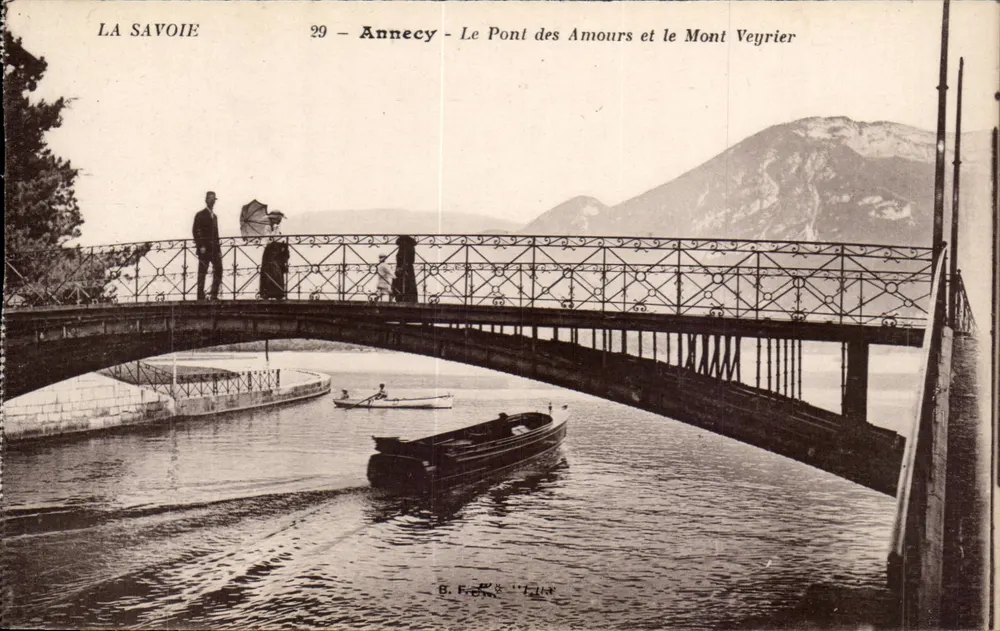 Annecy — Die Brücke der Liebenden und der Mont Veyrier — B. Frémy, n° 29 - Vorderseite
