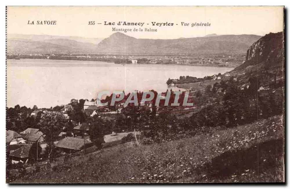 See Annecy - Veyrier - Allgemeiner Blick auf den Berg Balme — Savoy, n°155 - Vorderseite