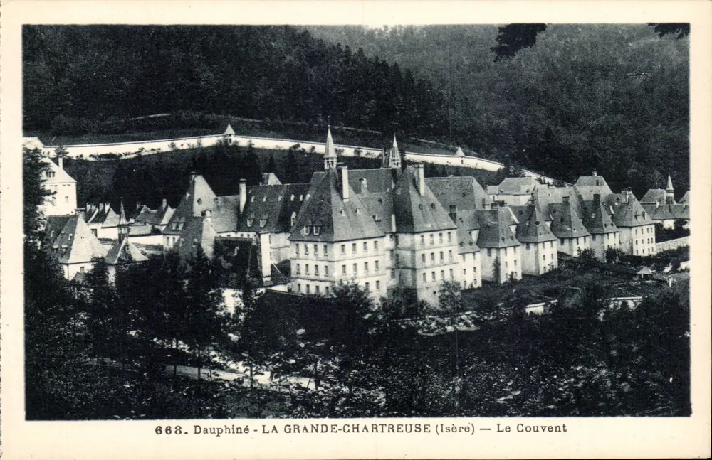 La Grande-Chartreuse (Isère) — O Mosteiro — Grimal, Chambery - Frente