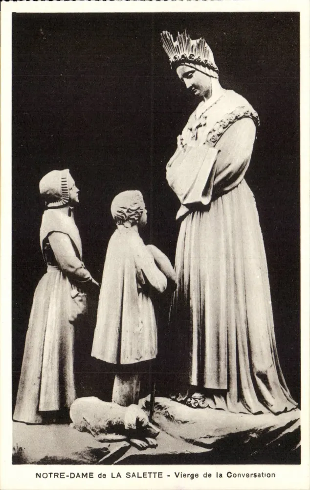Notre-Dame de La Salette — Jungfrau der Konversation — Wallfahrtskirche La Salette (Isère) - Vorderseite